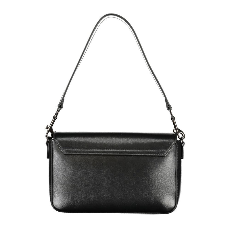 Schwarze Polyethylenhandtasche