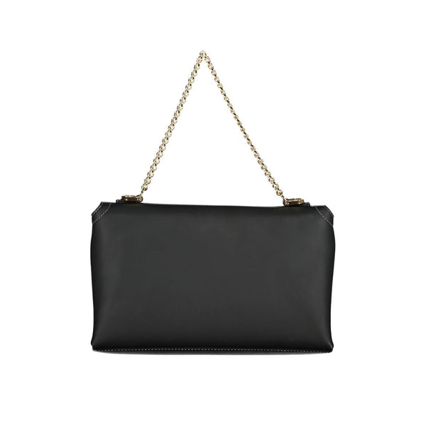 Schwarze Polyethylenhandtasche