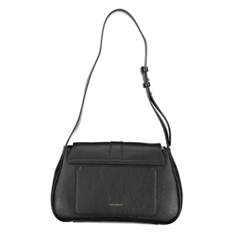 Bolso de cuero negro