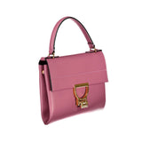 Pink Leather Handbag