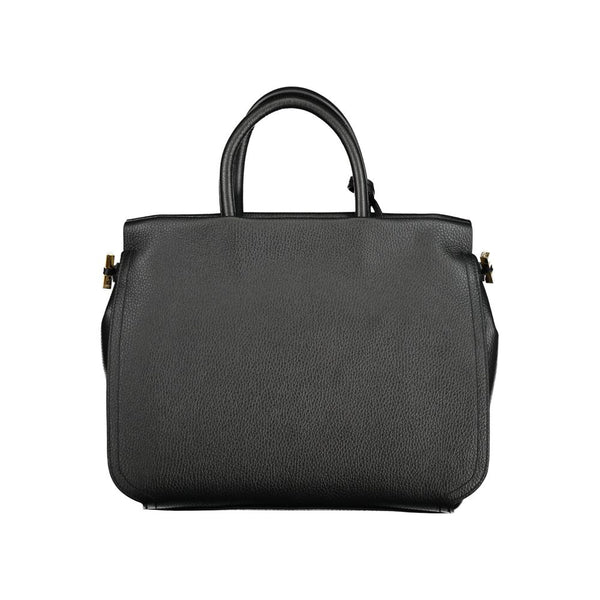 Bolso de cuero negro