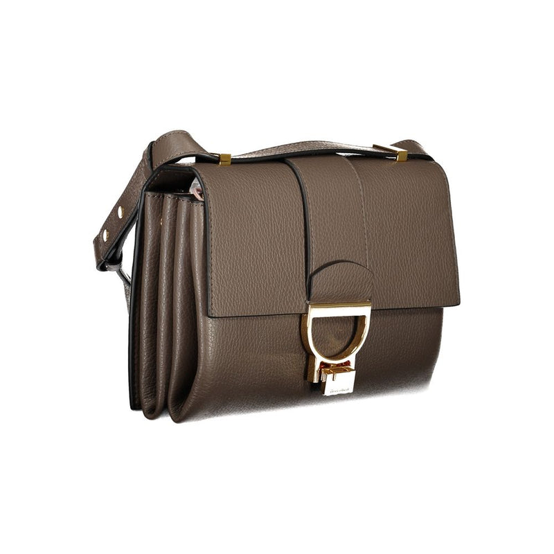 Borsa in pelle marrone