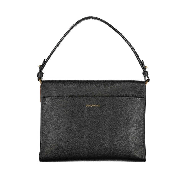 Bolso de cuero negro