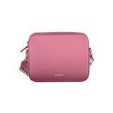 Bolso de cuero rosa