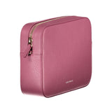 Bolso de cuero rosa