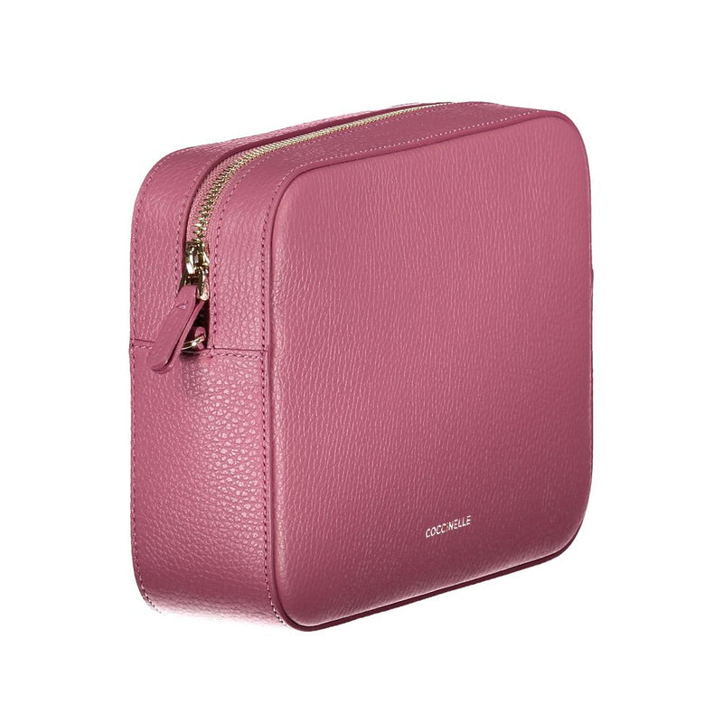 Pink Lederhandtasche