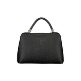 Schwarze Polyethylenhandtasche