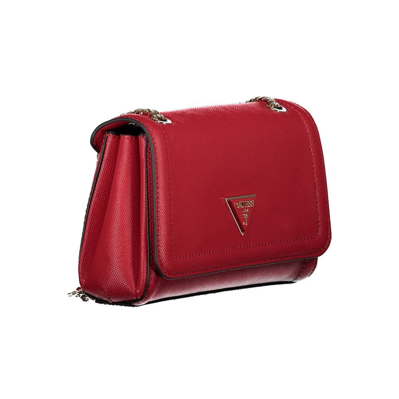 Rotes Polyethylenhandtasche