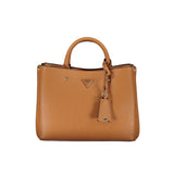 Brown Polyethylene Handbag