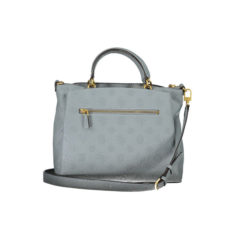 Light Blue Polyethylene Handbag