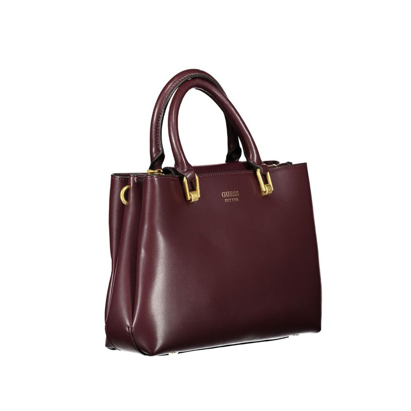 Lila Polyethylenhandtasche