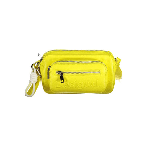 Sac à main en polyéthylène jaune