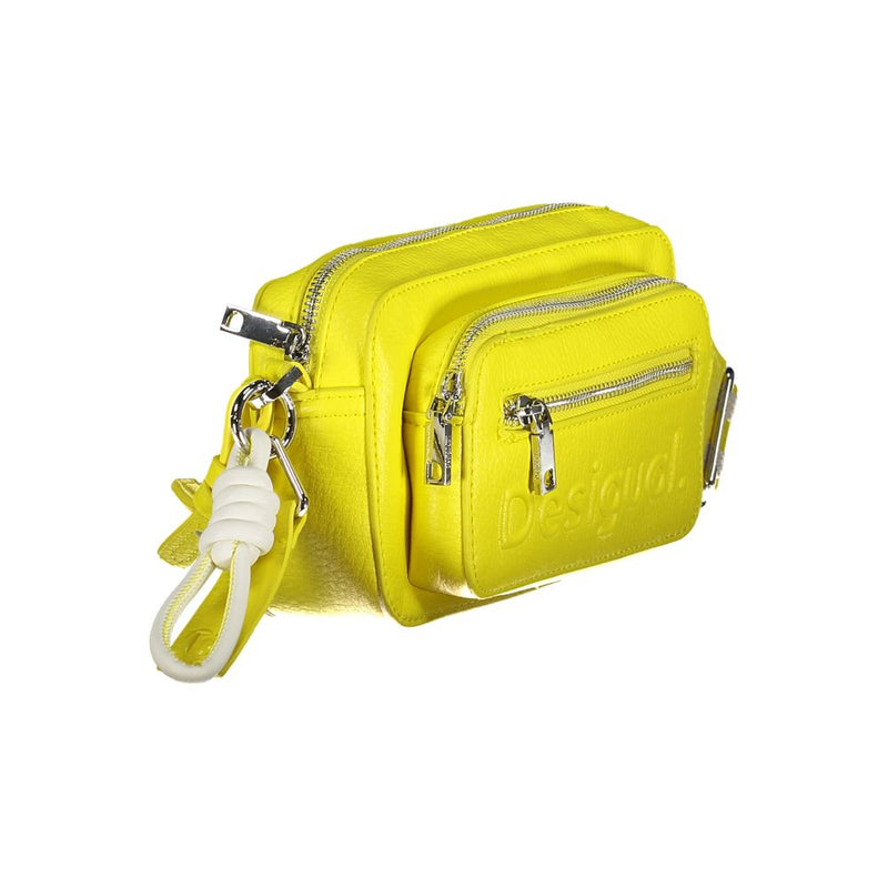 Sac à main en polyéthylène jaune