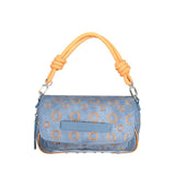 Light Blue Polyethylene Handbag