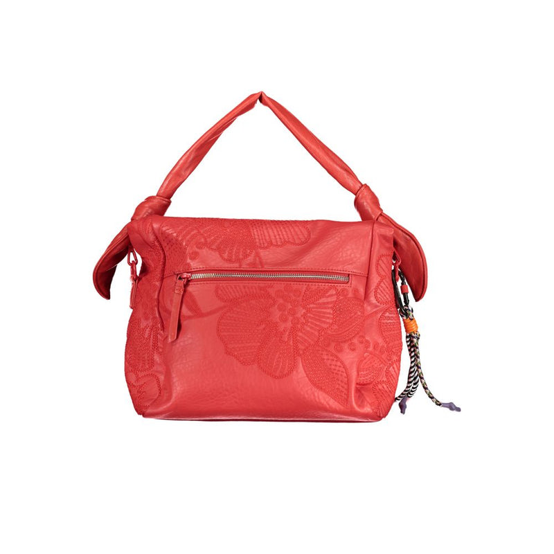 Rotes Polyethylenhandtasche