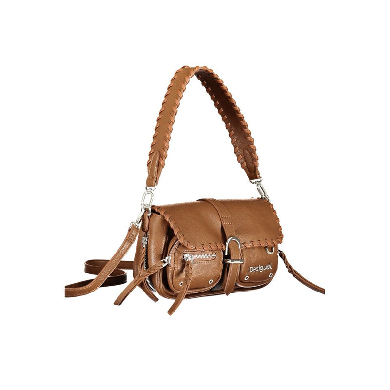 Brown Polyethylene Handbag