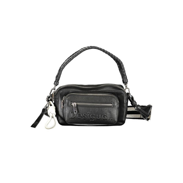 Schwarze Polyethylenhandtasche