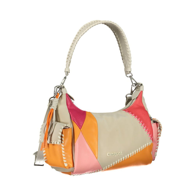 Beige Polyethylene Handbag