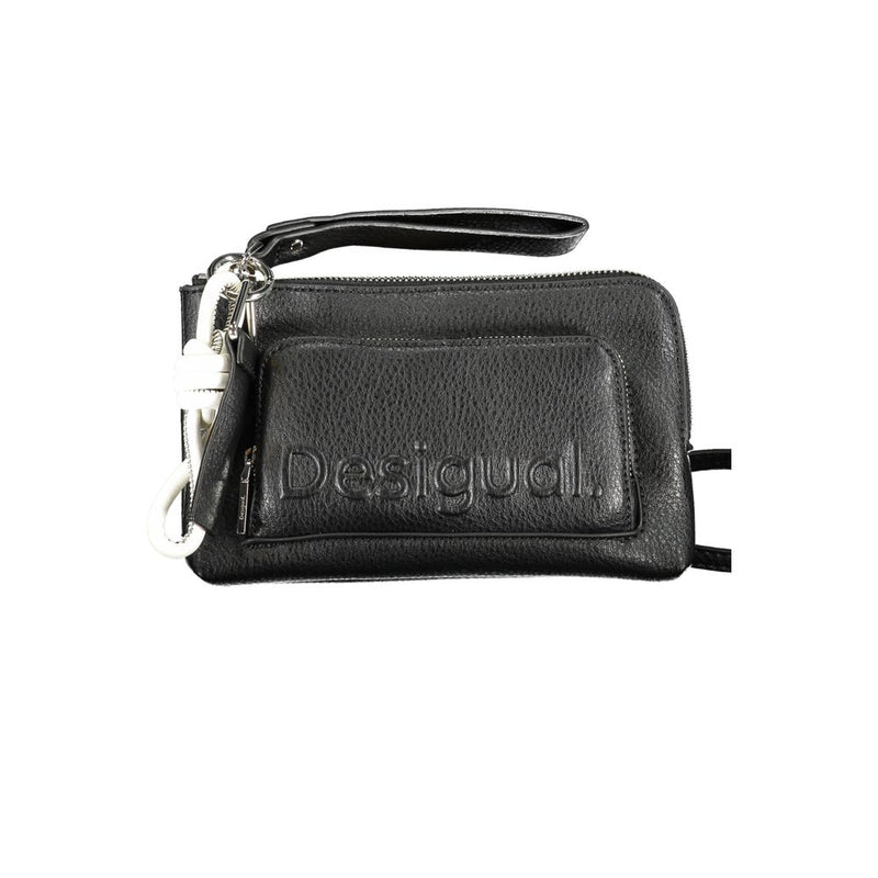 Schwarze Polyethylenhandtasche