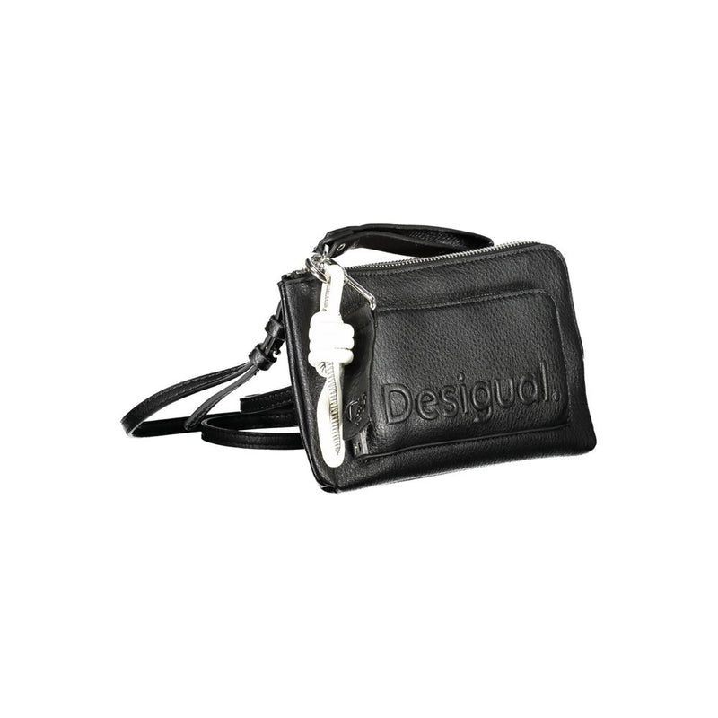 Schwarze Polyethylenhandtasche