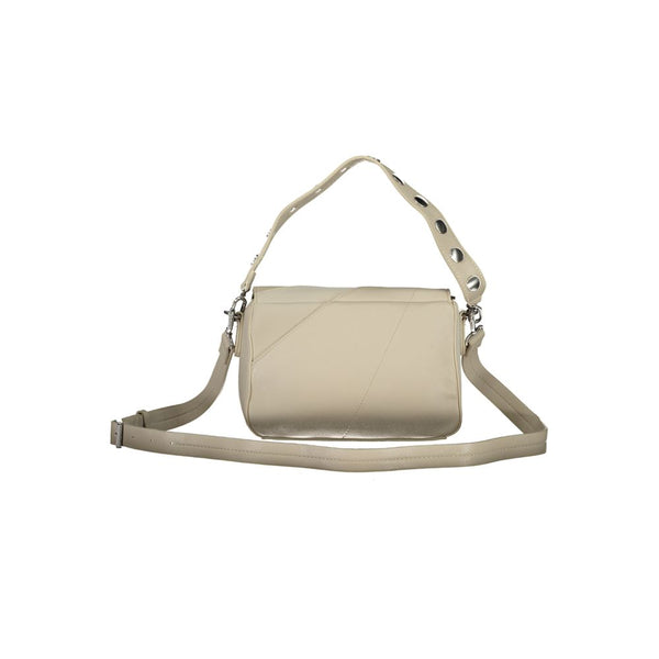 Beige Polyethylenhandtasche