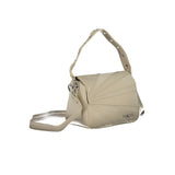 Beige Polyethylenhandtasche