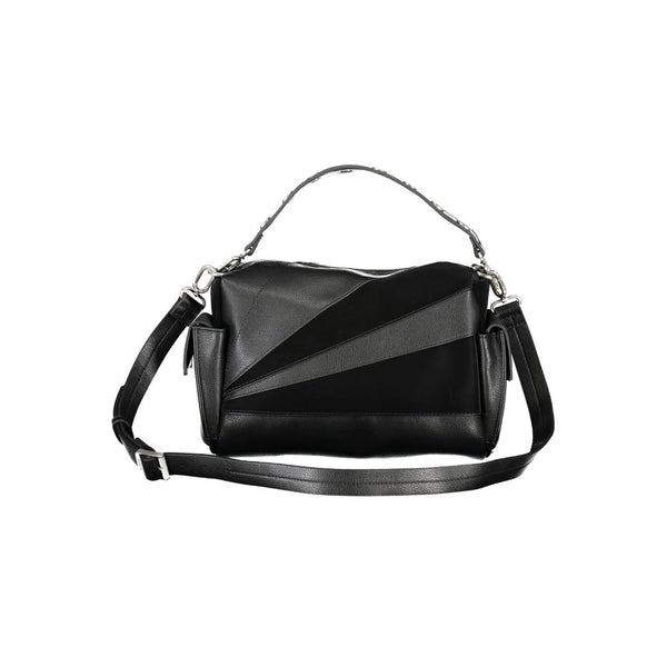 Schwarze Polyethylenhandtasche