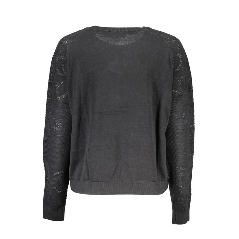 Pull en coton noir