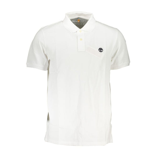 Polo de algodón blanco