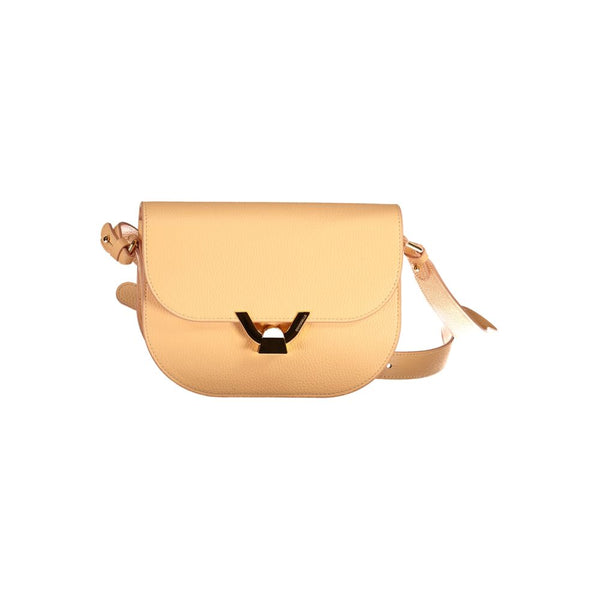 Orange Lederhandtasche