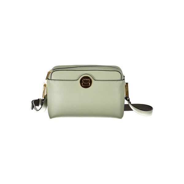 Bolso de cuero verde