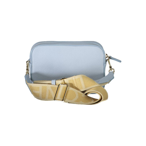 Borsa in pelle blu chiara