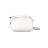 Bolso de cuero blanco