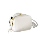 Bolso de cuero blanco