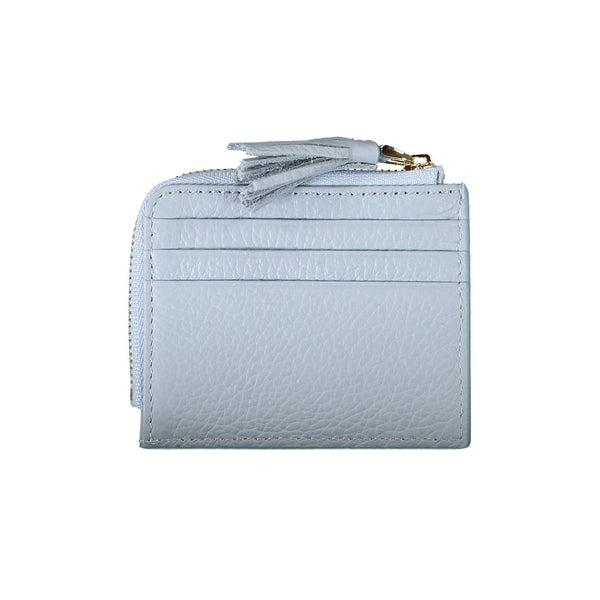 Hellblau Leder Brieftasche