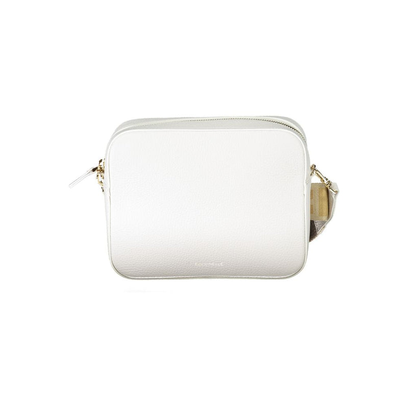 Bolso de cuero blanco