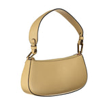 Borsa in pelle beige