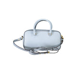 Light Blue Leather Handbag