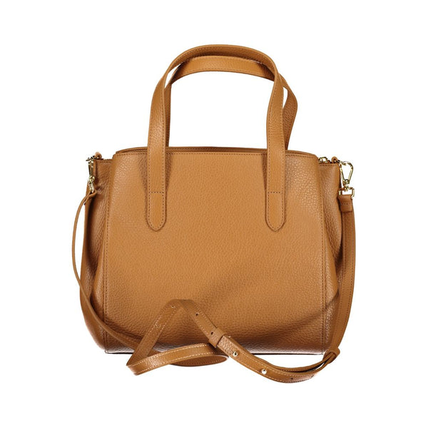 Borsa in pelle marrone