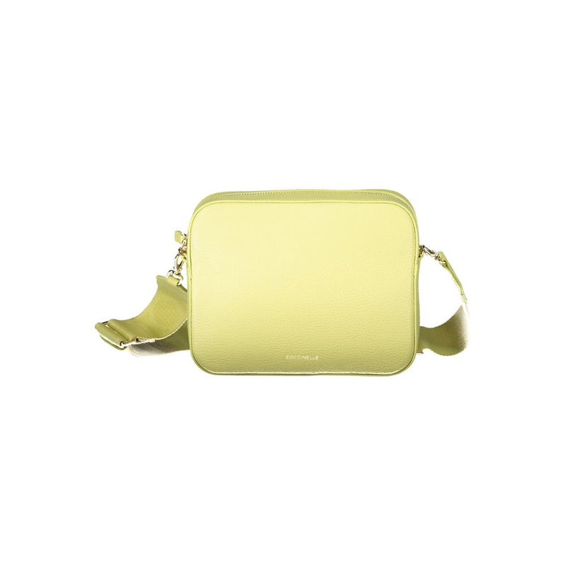 Bolso de cuero amarillo