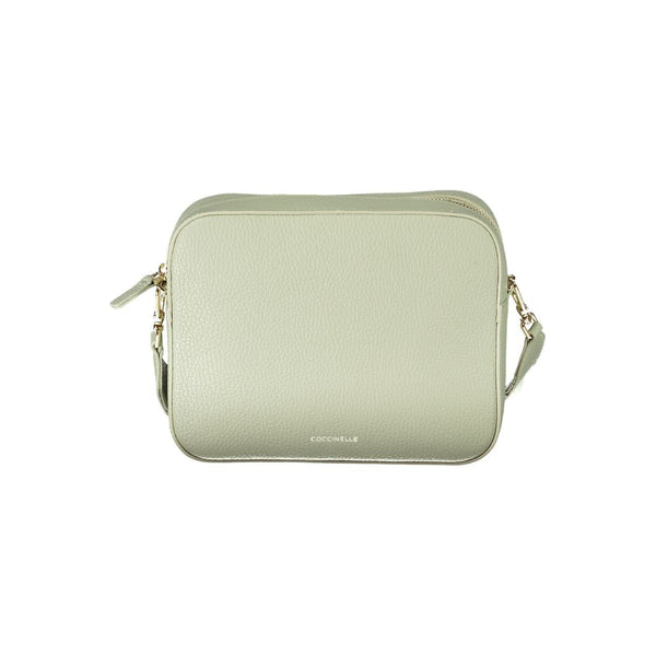 Bolso de cuero verde