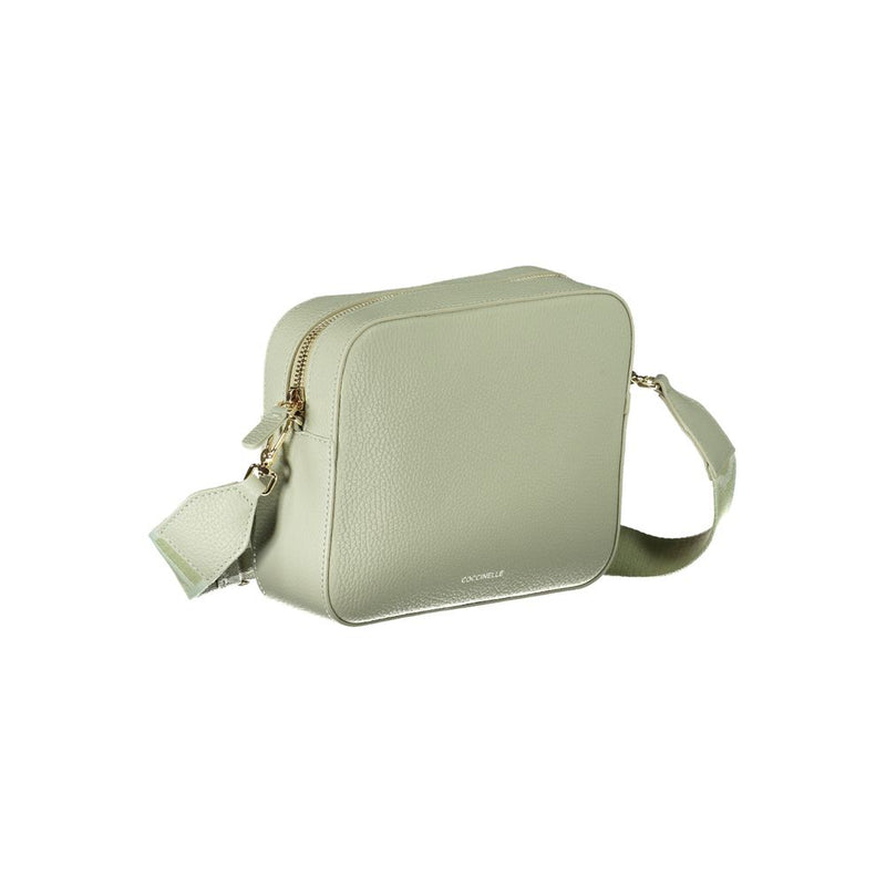 Bolso de cuero verde