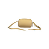 Beige Lederhandtasche