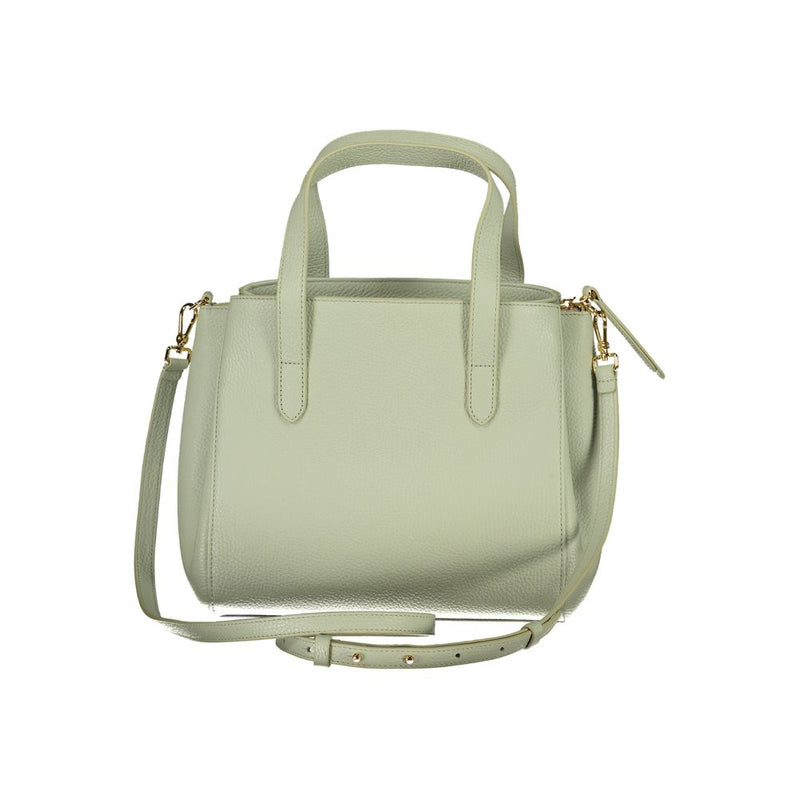 Bolso de cuero verde