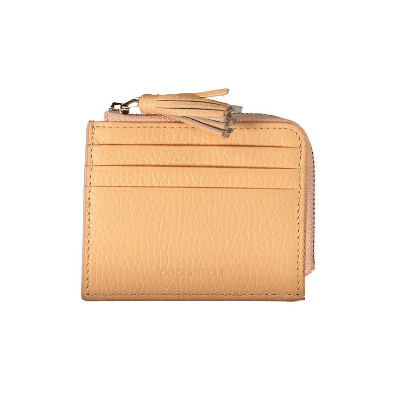 Orange Leder Brieftasche