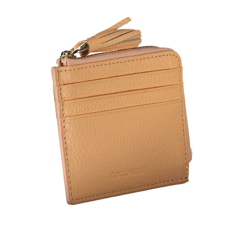 Orange Leder Brieftasche