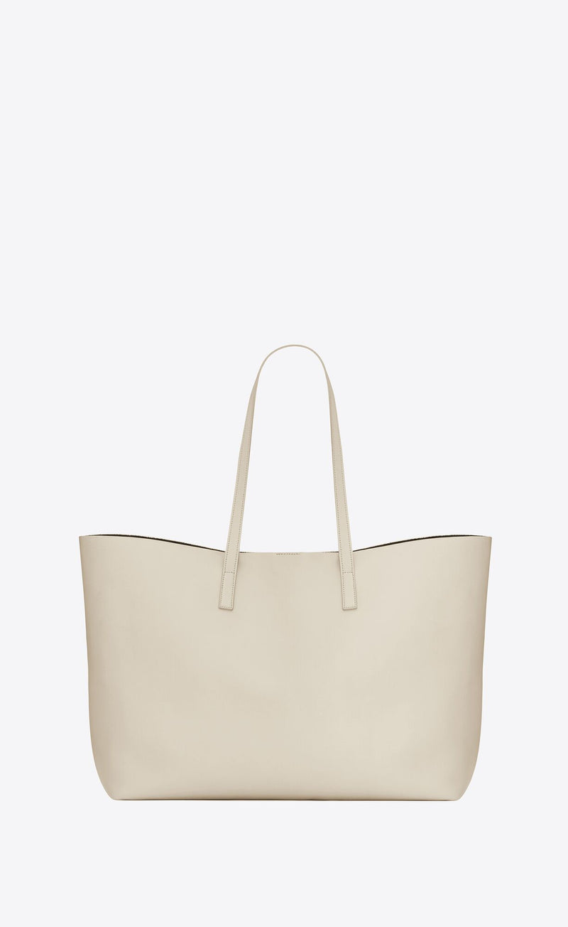 Bolso de hombro de cuero de pantorrilla blanca