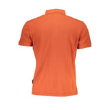 Shirt di polo in cotone arancione