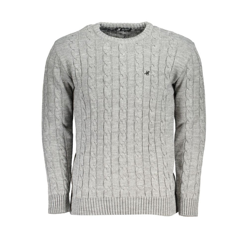 Maglione in tessuto grigio