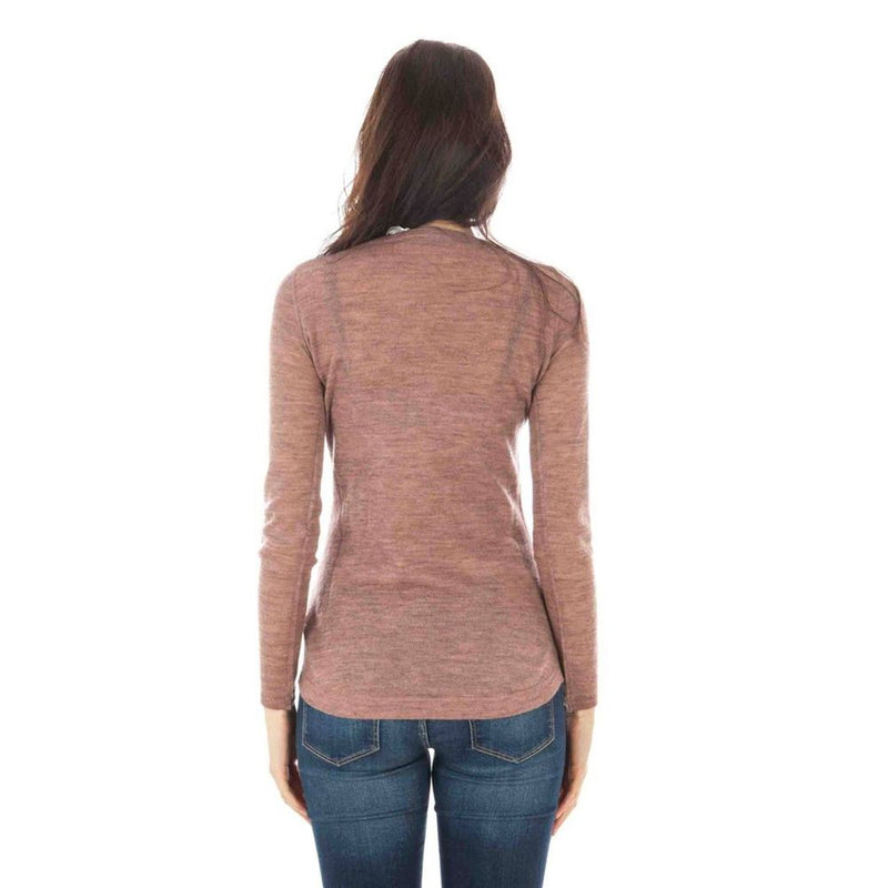 Pull en laine rose